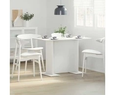 Valgomojo stalas Balta 110 x 60 x 75 cm Apdirbta mediena