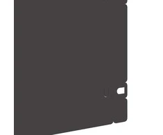 Vejos borteliai 20 pcs Juoda 103 x 0,05 x 22 cm Plienas