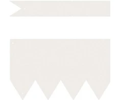 Vejo kraštas 10 pcs Balta 100 x 0,05 x 15 cm