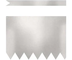 Vejo kraštas 20 pcs Sidabro 100 x 0,05 x 30 cm
