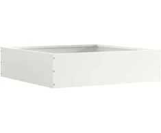 Vejo kraštas Balta 50 x 50 x 13 cm Plienas