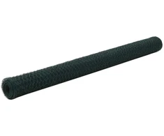 Vielinis tinklas viščiukams su PVC danga, žalias, 25x1,5m