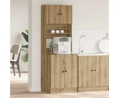 Virtuvės bufetai 2 pcs Amatininkų ąžuolas 60 x 50 x 180 cm