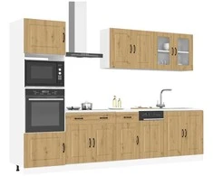 Virtuvinių spintelių komplektas, 7 dalių, Kalmar, artisano
