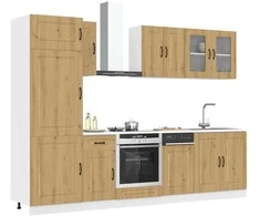 Virtuvinių spintelių komplektas, 8 dalių, Kalmar, artisano