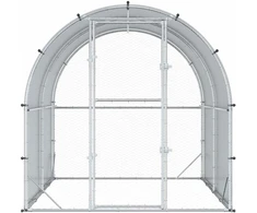 Vištų būdas Sidabrinė 200 x 200 x 200 cm Galvanizuotas plienas