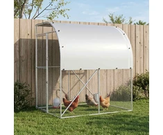 Vištų būdas Sidabrinė 200 x 200 x 215 cm Galvanizuotas plienas