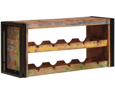 Vyno stovas Ruda 100 x 45 x 33 cm Kieta atnaujinta mediena