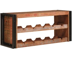 Vyno stovas Ruda 100 x 45 x 33 cm Kieta atnaujinta mediena