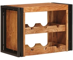 Vyno stovas Ruda 60 x 45 x 33 cm Kietos akacijos mediena