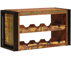 Vyno stovas Ruda 100 x 45 x 33 cm Kieta atnaujinta mediena