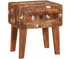 Žurnalinis staliukas Ruda 40 x 32 x 46 cm Kietas atkurtas medis