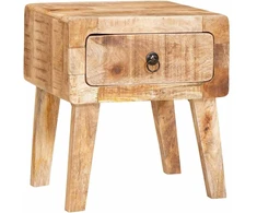 Žurnalinis staliukas Ruda 40 x 32 x 46 cm Kietas mango medis