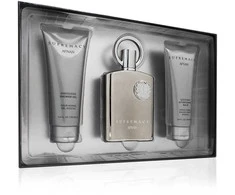 Dovanų rinkinys vyrams Afnan Supremacy Silver, EDP 100 ml + dušo želė 100 ml + balzamas po skutimosi 100 ml