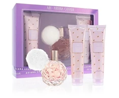 Ariana Grande Ari rinkinys moterims (EDP, 100 ml + kūno pienelis, 100 ml + dušo želė, 100 ml)