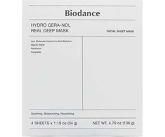 Biodance Hydro Cera-Nol Real Deep Mask hidrogelinė veido kaukė, 4 x 34 g