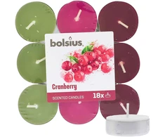 Bolsius Scented Tealights Cranberry 4h Tealight Candle 18pcs