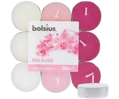 Bolsius Scented Tealights Orchid 4h Tealight Candle 18pcs