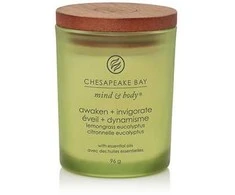 Chesapeake Bay Candle maža žvakė – Awaken &amp; Invigorate (Lemongrass Eucalyptus)