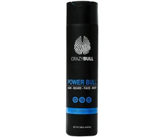 CrazyBull Power Bull plaukų, barzdos, veido ir kūno šampūnas 250 ml