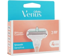 Gillette Venus Smooth Sensitive Replacement Heads 4pcs