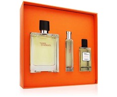 Hermès Terre d’Hermès rinkinys vyrams (kvepalai EDT, 100 ml + kvepalai EDT, 15 ml + dušo želė, 40 ml)