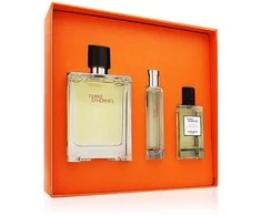 Hermès Terre d’Hermès rinkinys vyrams (kvepalai EDT, 100 ml + kvepalai EDT, 15 ml + dušo želė, 40 ml)
