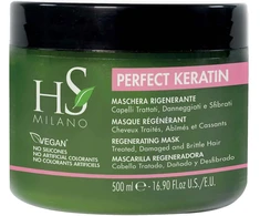 HS MILANO PERFECT KERATIN REGENERATING plaukų kaukė, 500 ml