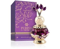Khadlaj Violetinė Musk CPO aliejiniai kvepalai moterims, 20 ml