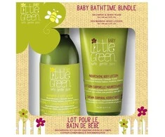 Little Green „Little Žalias Little Žalias BABY Bathtime Bundle Box“ dovanų rinkinys vaikams 240 ml+180 ml