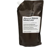 LOreal ABSOLUT REPAIR MOLECULAR professional sulfate-free Šampūnas for damaged hair refill 1000 ml