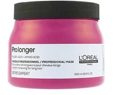 L'Oreal Professionnel Serie Expert Pro Longer Hair Treatment Kreminis Mask stiprinamoji kaukė ilgiems plaukams, 500 ml