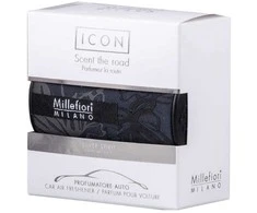 Millefiori Milano Icon Automobilinis oro gaiviklis Sidabrinis Spirit Textil Floral
