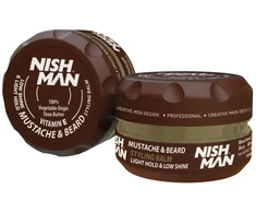 NISHMAN Beard &amp; Mustache Styling Balm barzdos ir ūsų formavimo balzamas, 100 ml