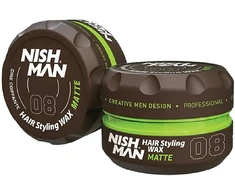 NISHMAN Hair Styling Wax Matte plaukų formavimo vaškas, 150 ml