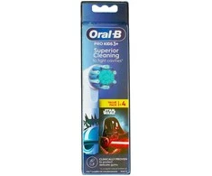 Oral-B Pro Kids 3+ Star Wars keičiamos šepetėlių galvutės K 4 vnt