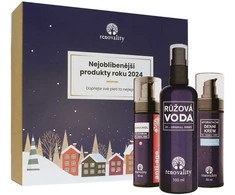 Renovality Original Series SET veido serumas 30 ml + rožių vanduo 100 ml + dieninis kremas 30 ml