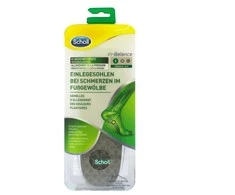 „Scholl In-Balance Arch Pain Relief Insoles Small“ vidpadžiai, maži, 1 vnt.