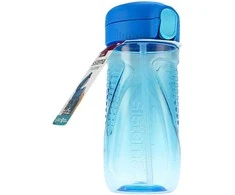 Gertuvė Sistema Quick Flip Top Vanduo butelis su šiaudeliu 520 ml mišrių spalvų