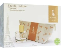 Sophie La Girafe Sophie La Girafe EDT rinkinys vaikams (EDT 50 ml + Kosmetinis krepšelis)