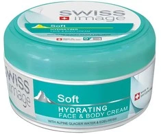 Swiss Image Soft Hydrating Face &amp; Body Kreminis kremas veidui ir kūnui, 200 ml