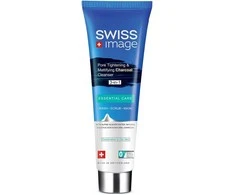 Swiss Image Essential Care Pore Tightening &amp; Mattifying Charcoal Valiklis 3in1 daugiafunkcė priemonė mišriai ir riebiai veido odai, 100 ml