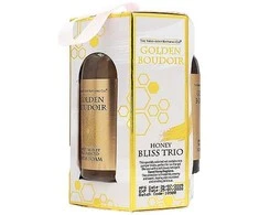 The Indulgent Bathing Co. Golden Boudoir SET (SG 60ml + Foam 60ml + BL 60ml)