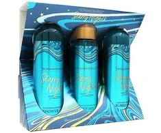 The Indulgent Bathing Co. Starry Nights gift set dušo želė 240 ml + bath foam 240 ml + sleep mist 200 ml