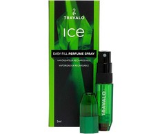 Travalo Ledas - daugkartinio pildymo buteliukas 5 ml (žalias)