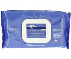 Uriage Bébé Lingettes Nettoyantes Cleansing Wipes drėgnos servetėlės vaikams, 70 vnt.