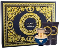 Kvepalų rinkinys moterims Versace Dylan Blue Pour Femme (EDP, 50 ml + kūno losjonas, 50 ml + dušo želė, 50 ml)