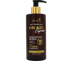 Vivaco Bronze Express vidutinio intensyvumo savaiminio įdegio losjonas 300 ml