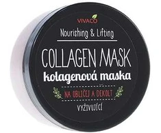 Vivaco maitininantis &amp; Lifting Collagen Mask collagen mask for face and décolleté 100 ml