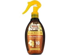 „Vivaco Sun Vital“ apsauginis aliejus nuo saulės su organiniu argano aliejumi SPF 10, 200 ml